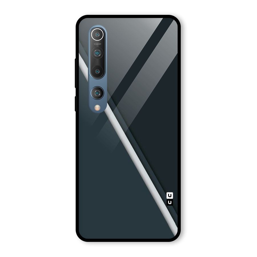 Classic Single Stripe Glass Back Case for Mi 10