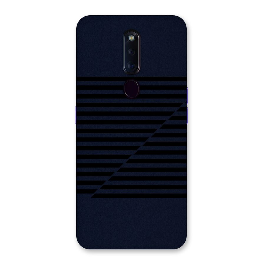 Classic Stripes Cut Back Case for Oppo F11 Pro