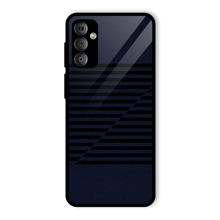 Classic Stripes Cut Glass Back Case for Galaxy F23