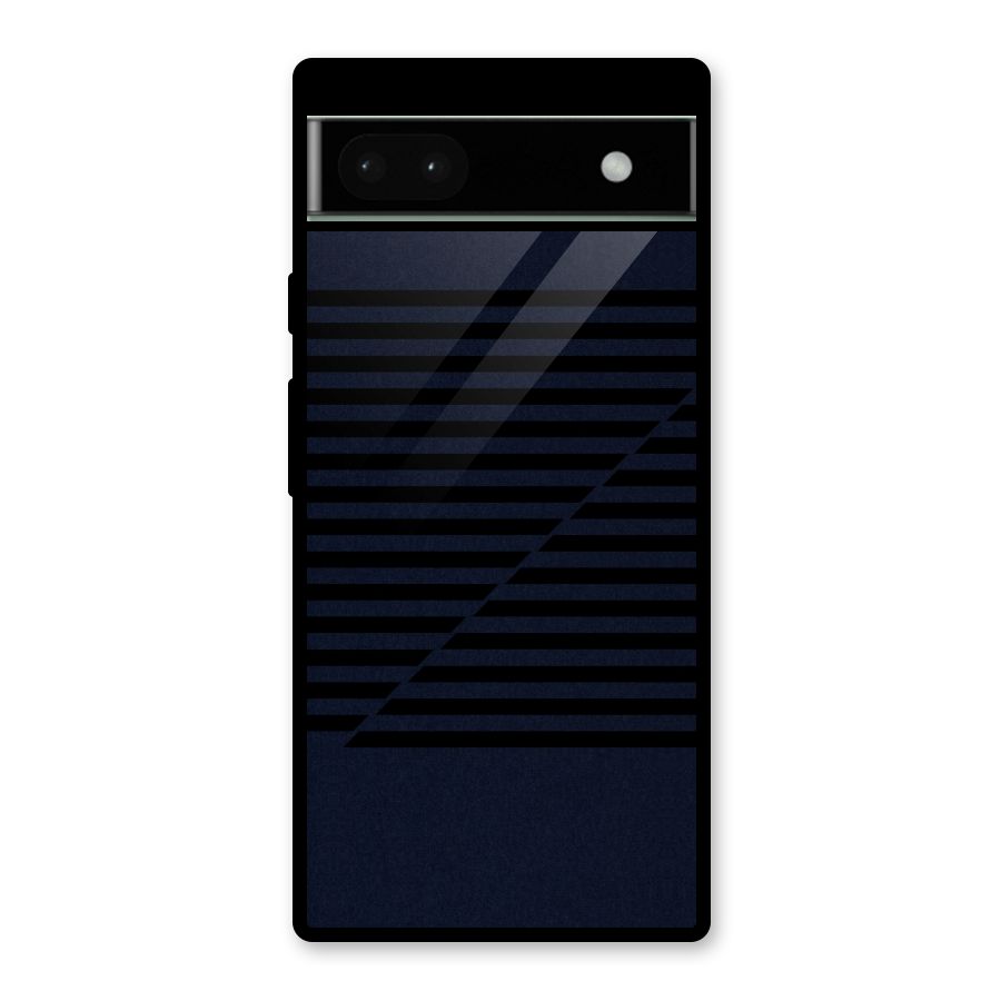 Classic Stripes Cut Glass Back Case for Google Pixel 6a
