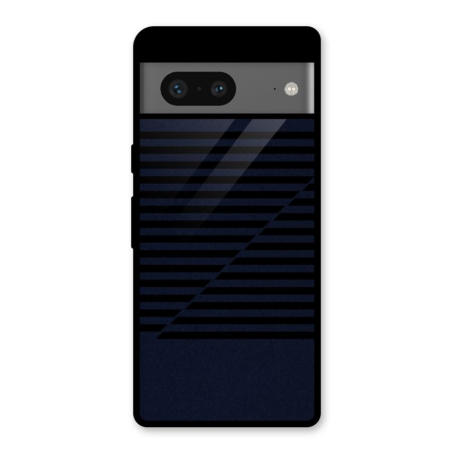 Classic Stripes Cut Glass Back Case for Google Pixel 7