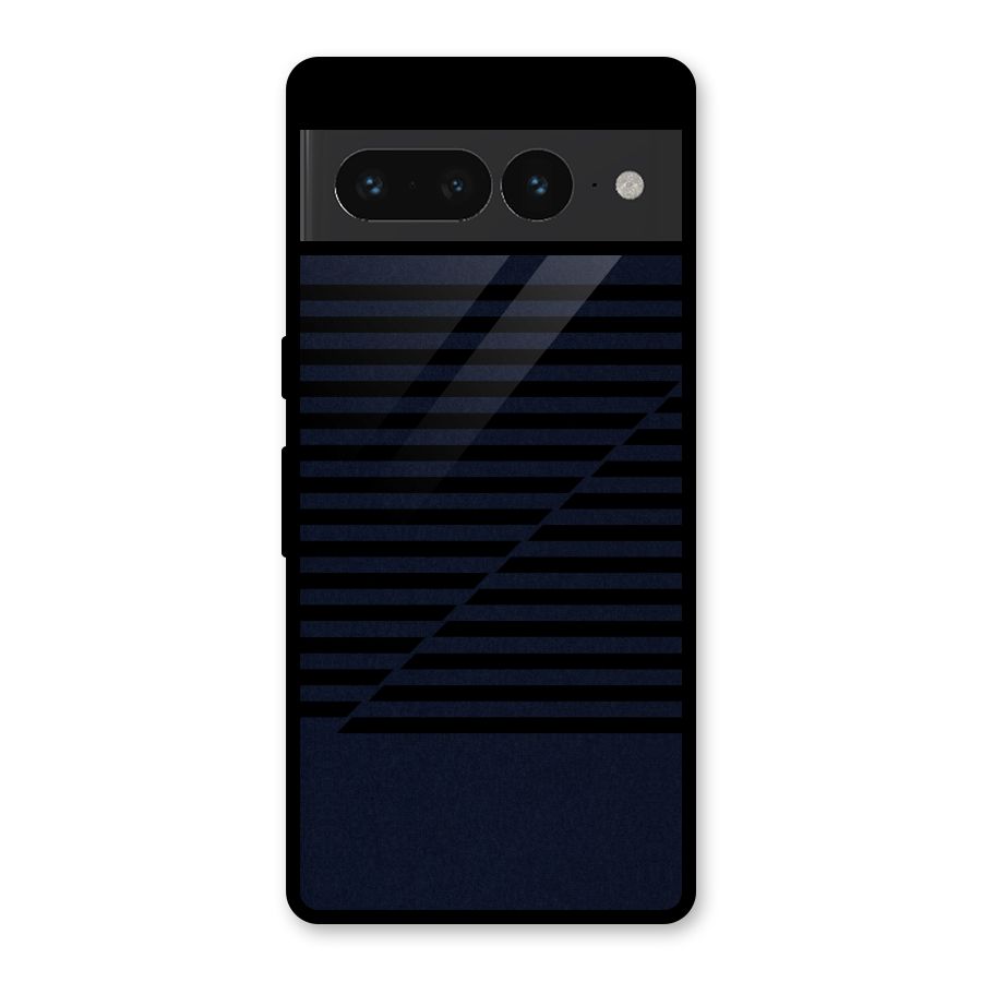 Classic Stripes Cut Glass Back Case for Google Pixel 7 Pro