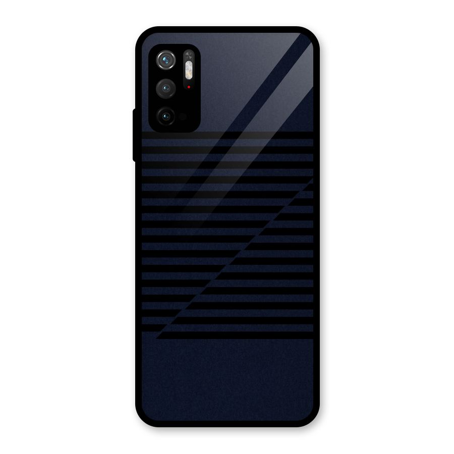 Classic Stripes Cut Glass Back Case for Poco M3 Pro 5G