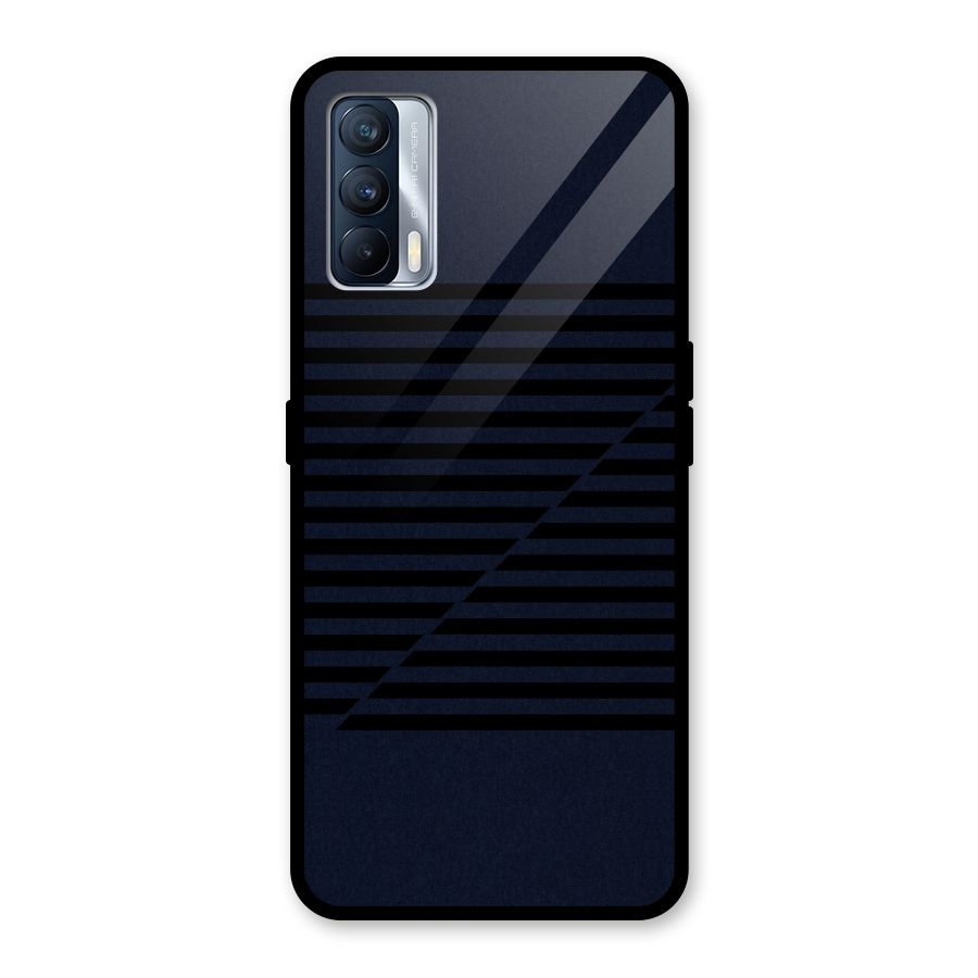 Classic Stripes Cut Glass Back Case for Realme X7