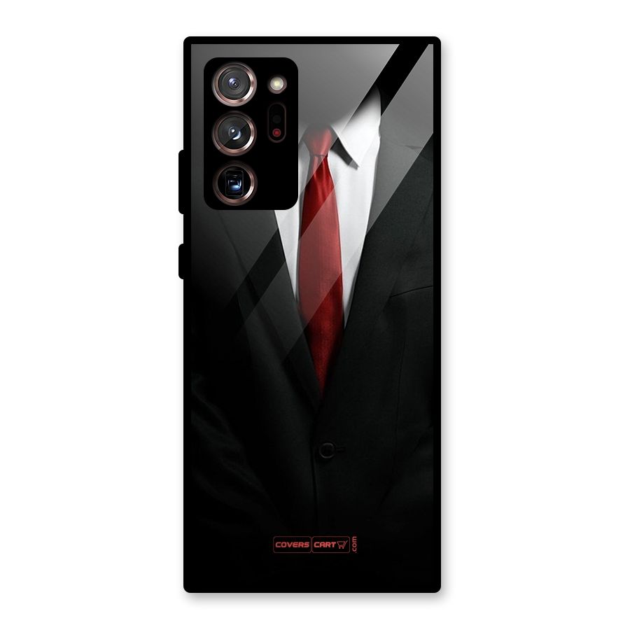 Classic Suit Glass Back Case for Galaxy Note 20 Ultra 5G