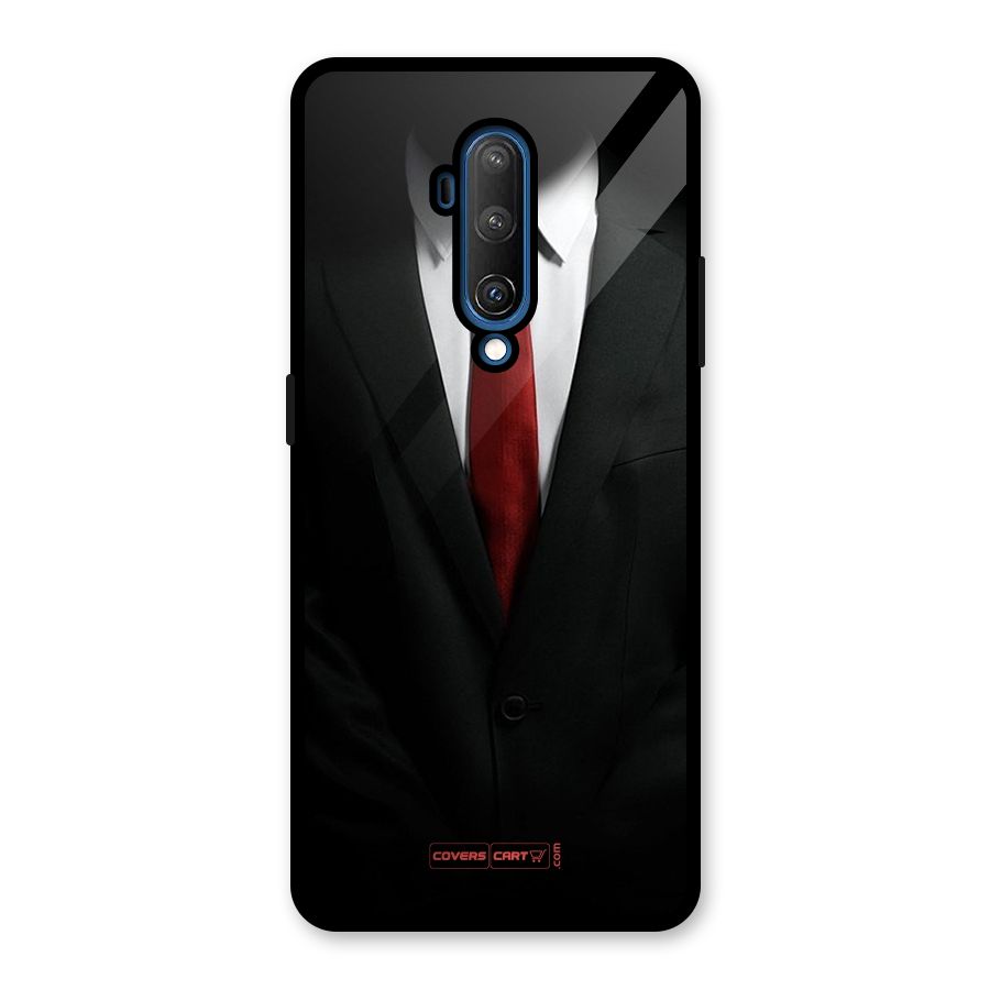 Classic Suit Glass Back Case for OnePlus 7T Pro