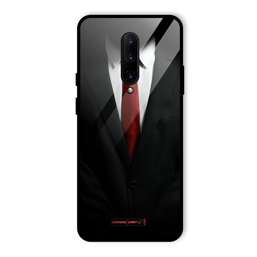 Classic Suit Glass Back Case for OnePlus 7 Pro
