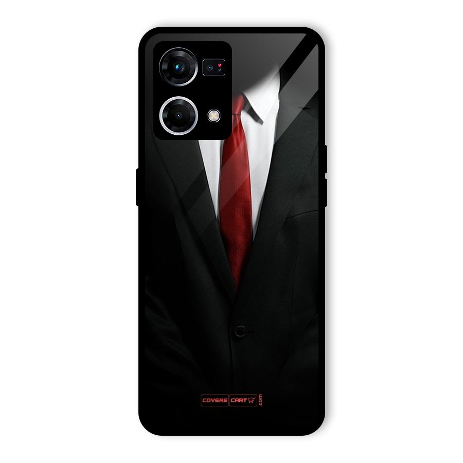 Classic Suit Glass Back Case for Oppo F21 Pro 5G