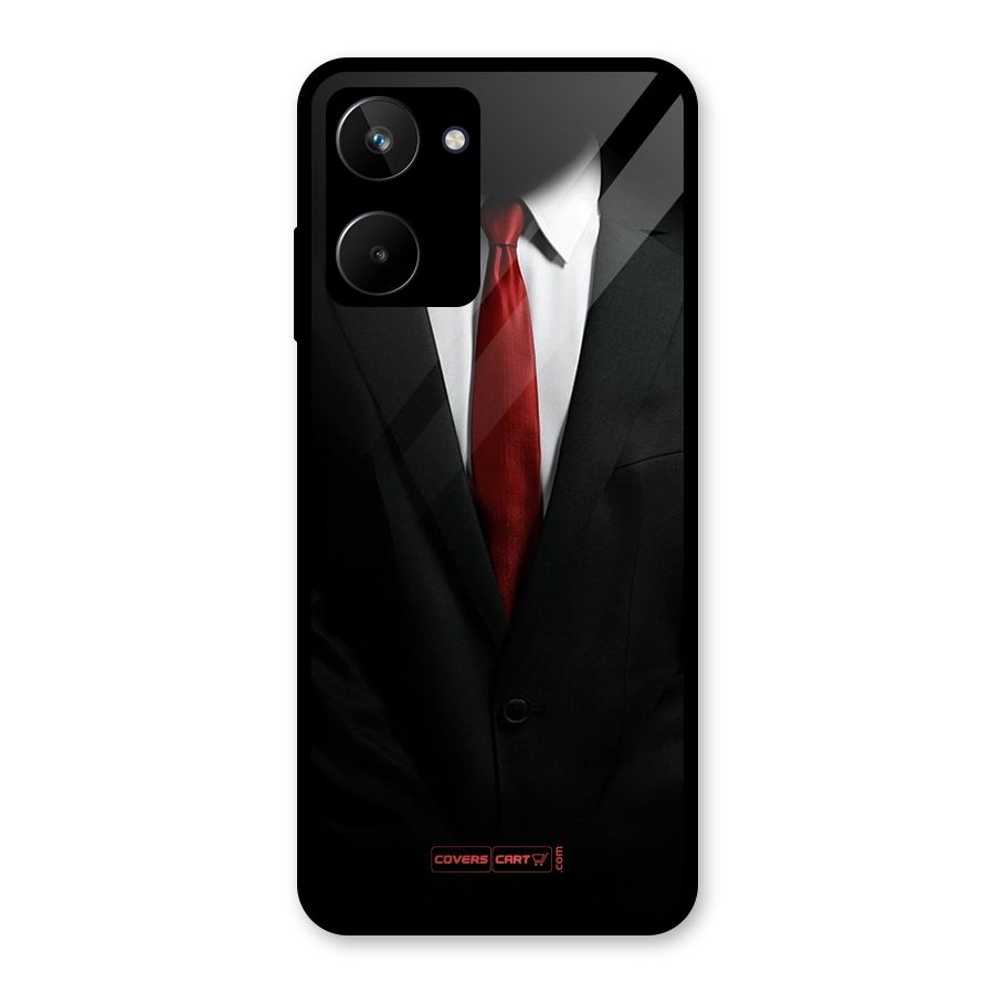 Classic Suit Glass Back Case for Realme 10
