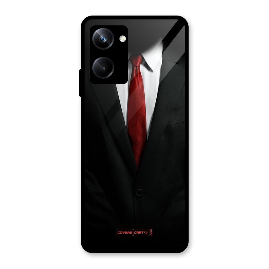 Classic Suit Glass Back Case for Realme 10 Pro