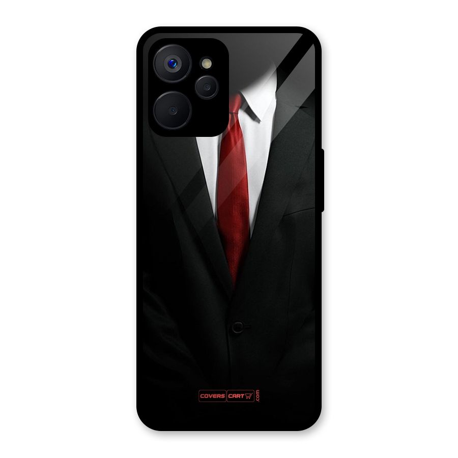 Classic Suit Glass Back Case for Realme 9i 5G