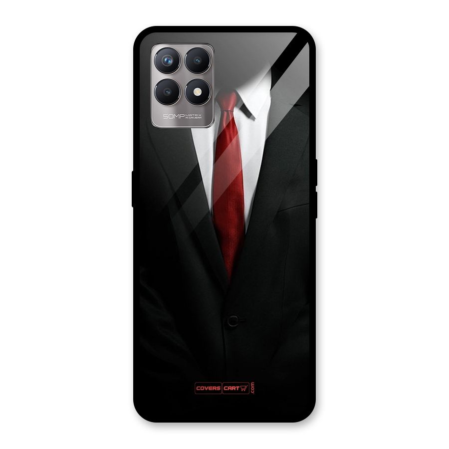 Classic Suit Glass Back Case for Realme Narzo 50