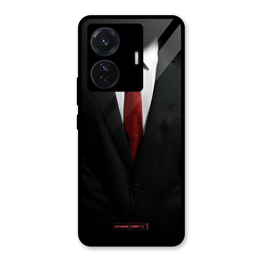 Classic Suit Glass Back Case for Vivo T1 Pro