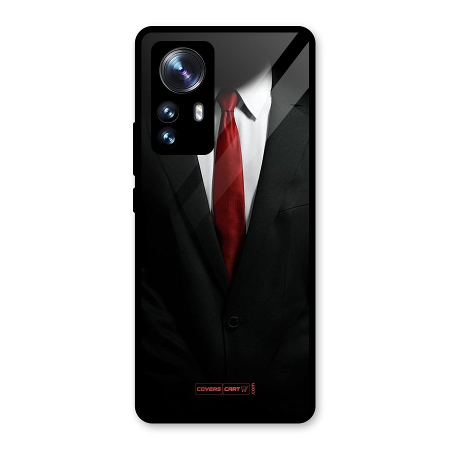 Classic Suit Glass Back Case for Xiaomi 12 Pro