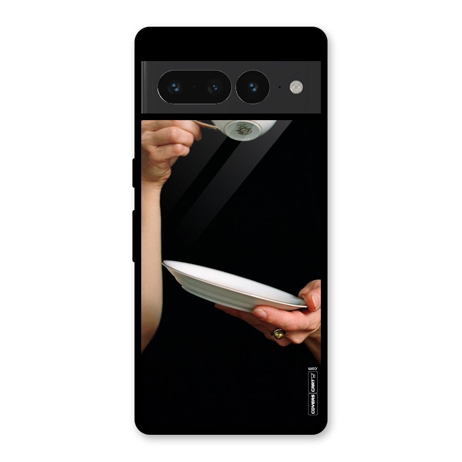 Classic Tea Cup Glass Back Case for Google Pixel 7 Pro
