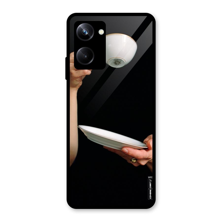 Classic Tea Cup Glass Back Case for Realme 10 Pro