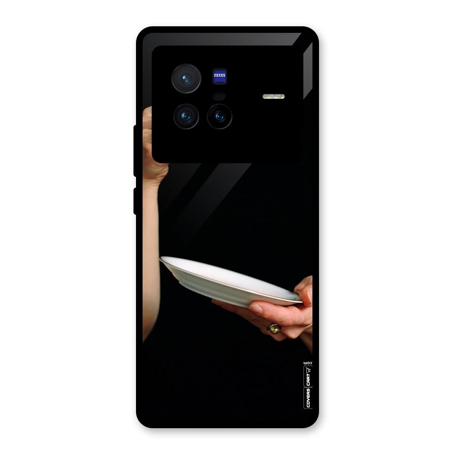Classic Tea Cup Glass Back Case for Vivo X80