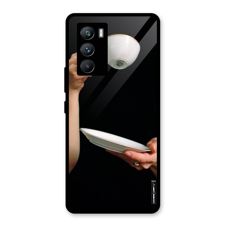Classic Tea Cup Glass Back Case for Vivo iQOO 9 SE