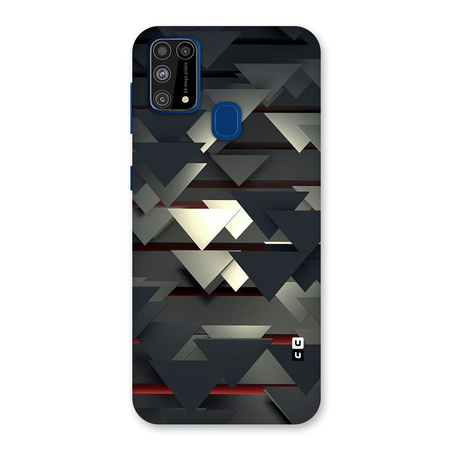 Classic Triangles Design Back Case for Galaxy M31