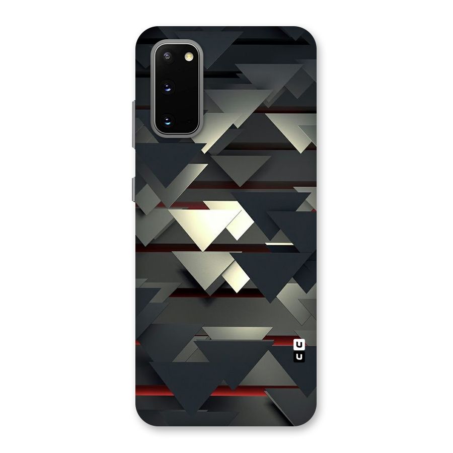 Classic Triangles Design Back Case for Galaxy S20
