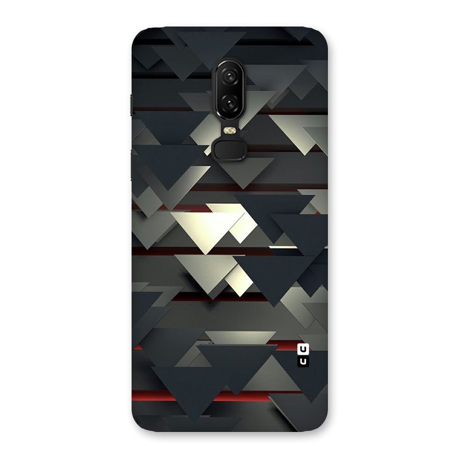 Classic Triangles Design Back Case for OnePlus 6
