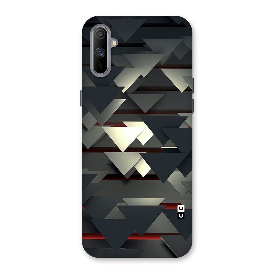 Classic Triangles Design Back Case for Realme C3
