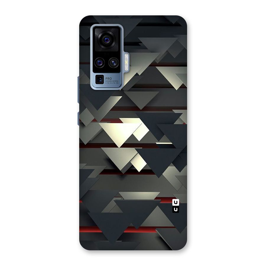 Classic Triangles Design Back Case for Vivo X50 Pro