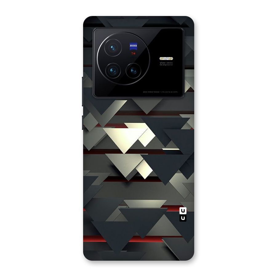 Classic Triangles Design Back Case for Vivo X80