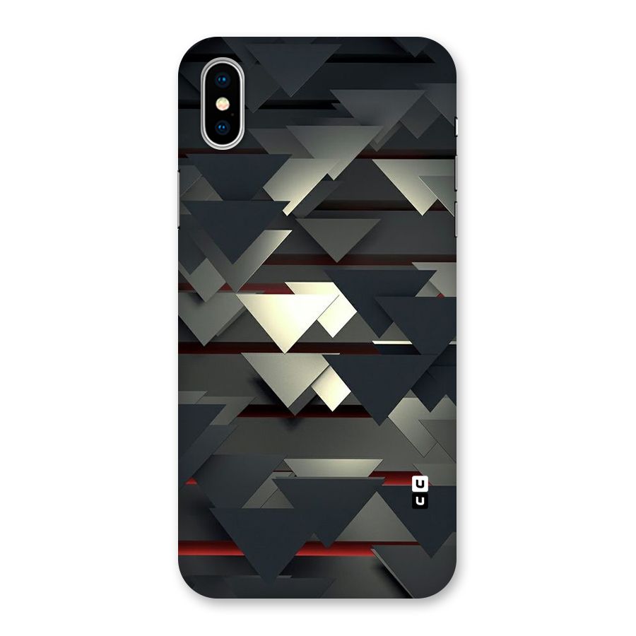 Classic Triangles Design Back Case for iPhone XS