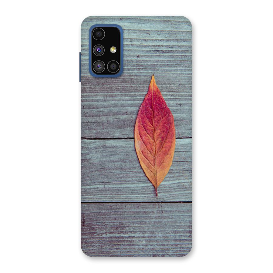 Classic Wood Leaf Back Case for Galaxy M51