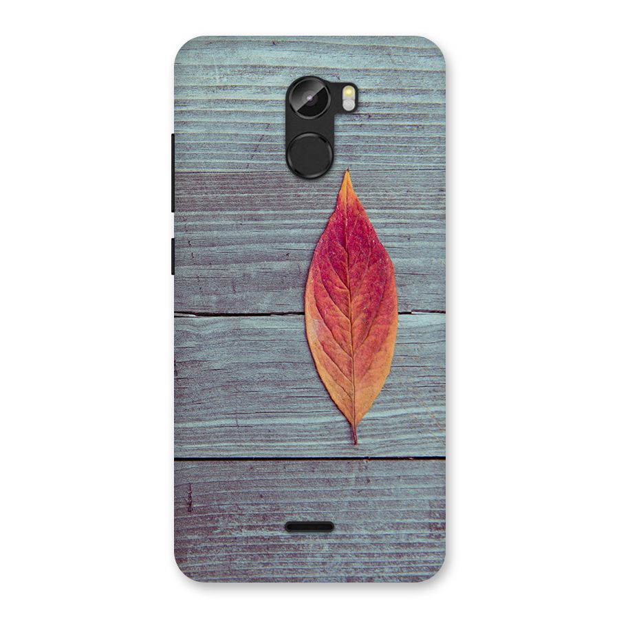 Classic Wood Leaf Back Case for Gionee X1