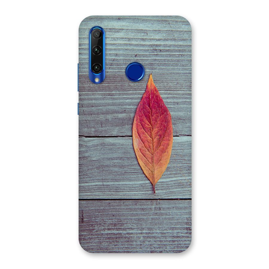 Classic Wood Leaf Back Case for Honor 20i