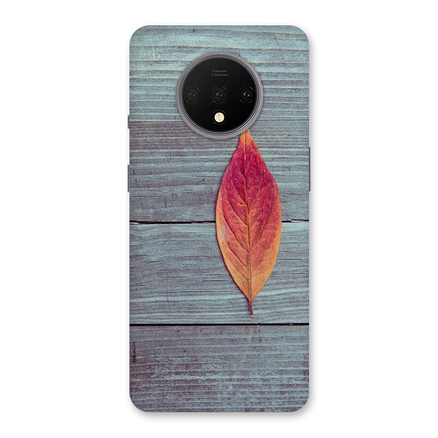 Classic Wood Leaf Back Case for OnePlus 7T
