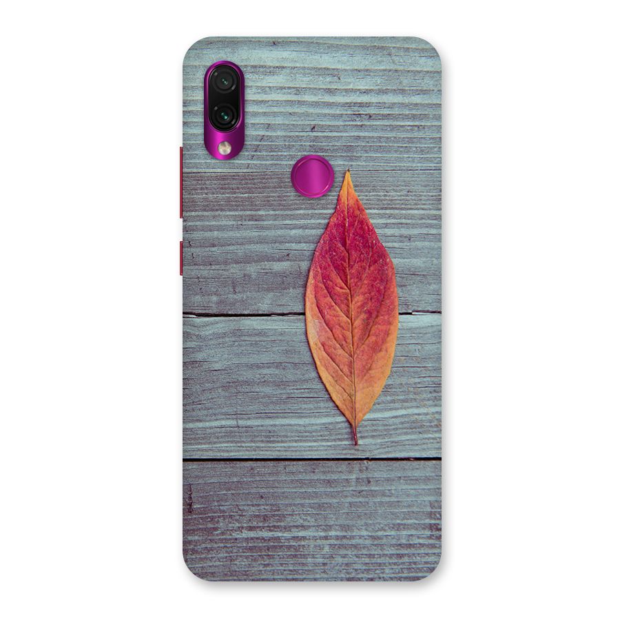 Classic Wood Leaf Back Case for Redmi Note 7 Pro