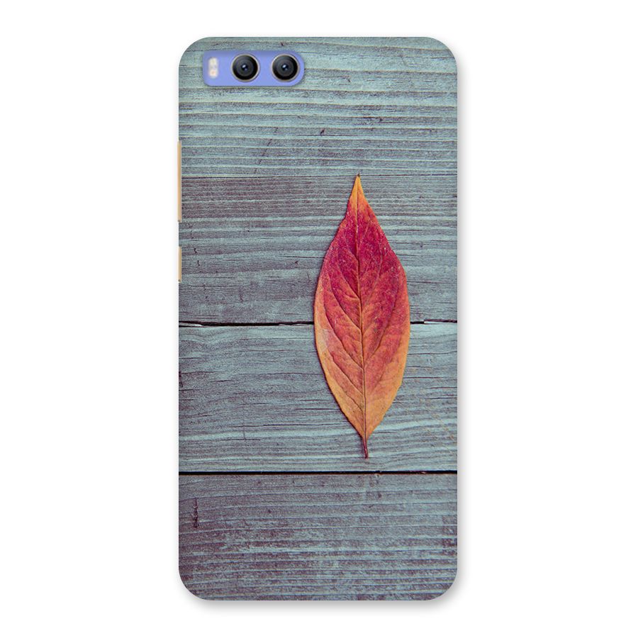 Classic Wood Leaf Back Case for Xiaomi Mi 6