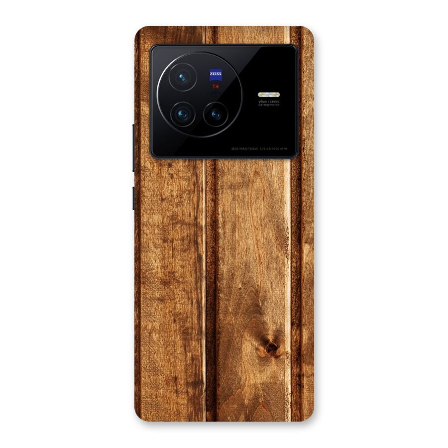 Classic Wood Print Back Case for Vivo X80