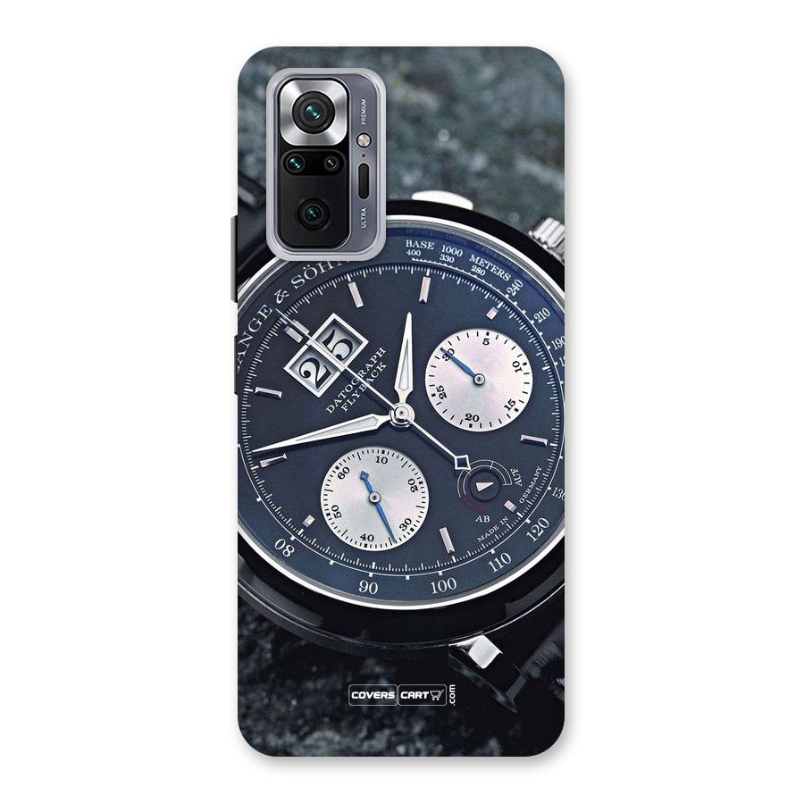 Classic Wrist Watch Back Case for Redmi Note 10 Pro