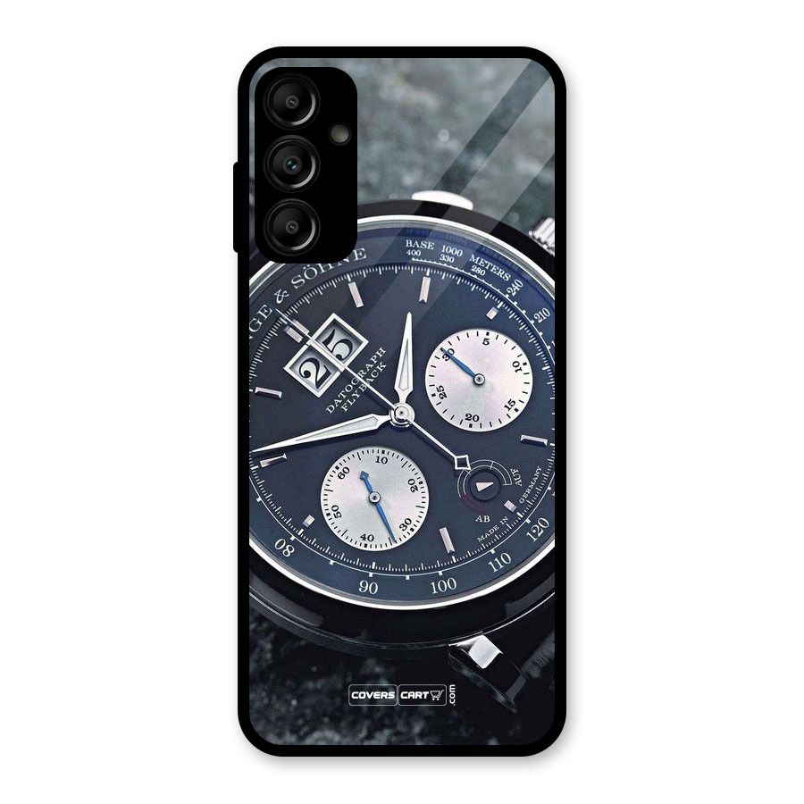 Classic Wrist Watch Glass Back Case for Galaxy A14 5G