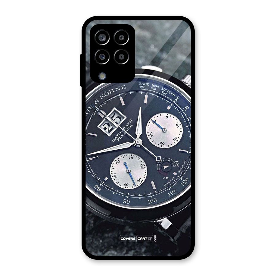 Classic Wrist Watch Glass Back Case for Galaxy M33