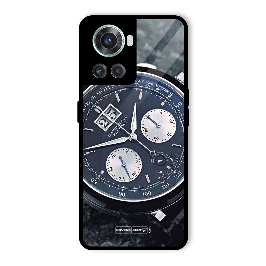 Classic Wrist Watch Glass Back Case for OnePlus 10R