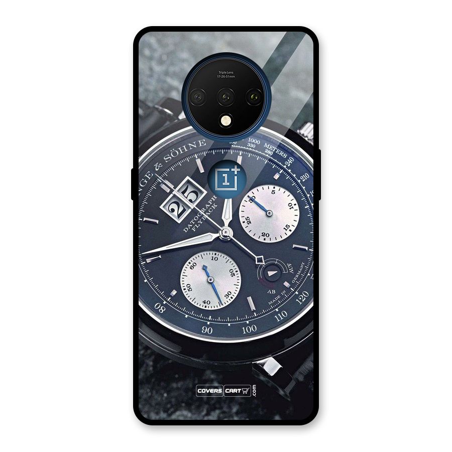 Classic Wrist Watch Glass Back Case for OnePlus 7T