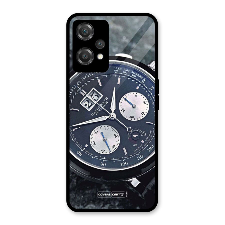 Classic Wrist Watch Glass Back Case for OnePlus Nord CE 2 Lite 5G