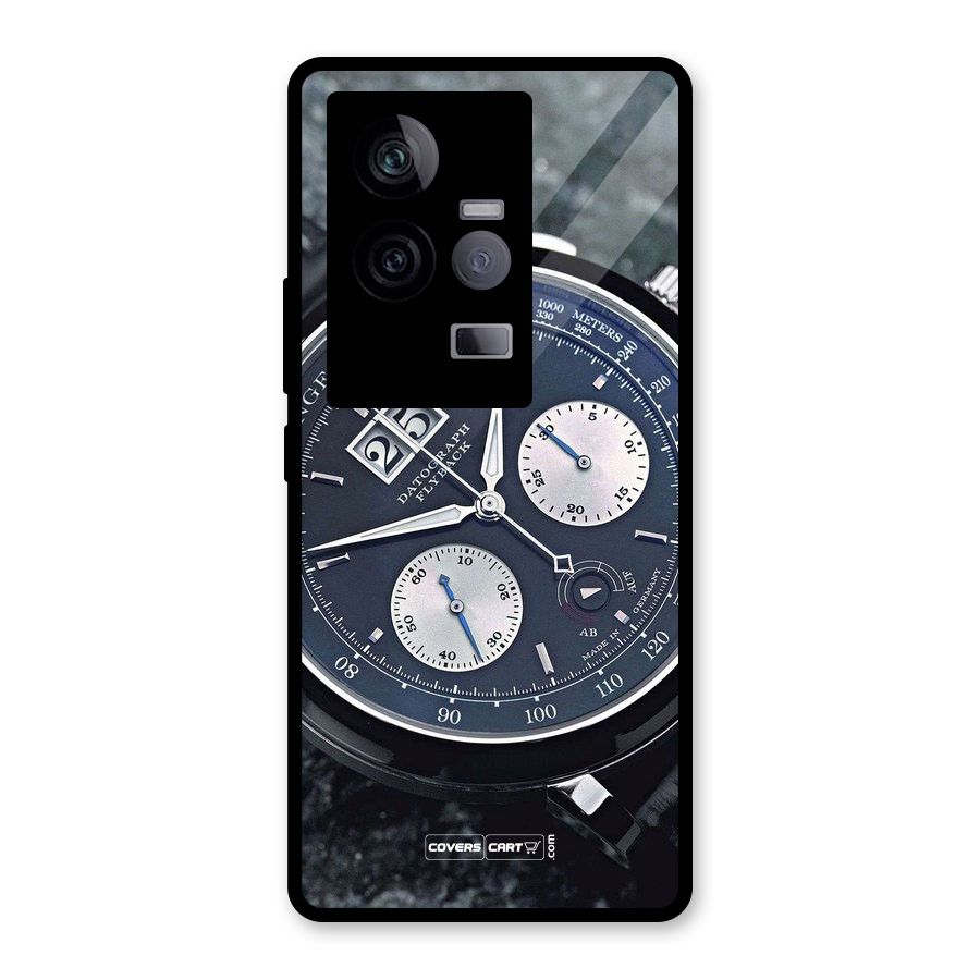 Classic Wrist Watch Glass Back Case for Vivo iQOO 11 5G