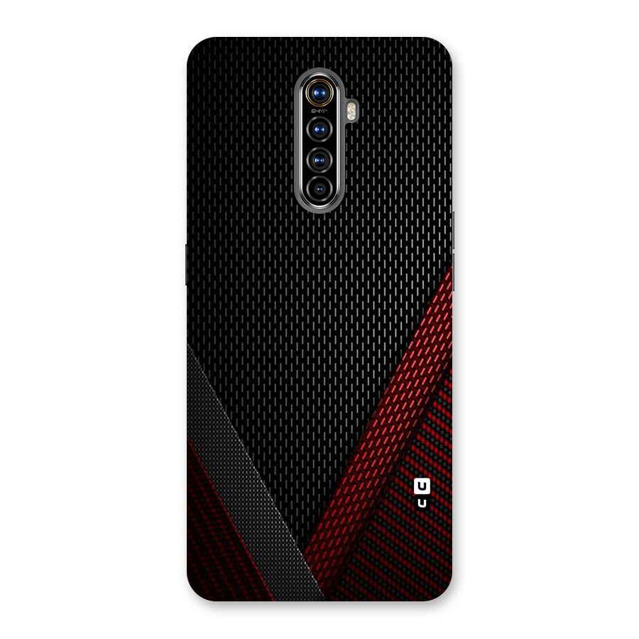 Classy Black Red Design Back Case for Realme X2 Pro