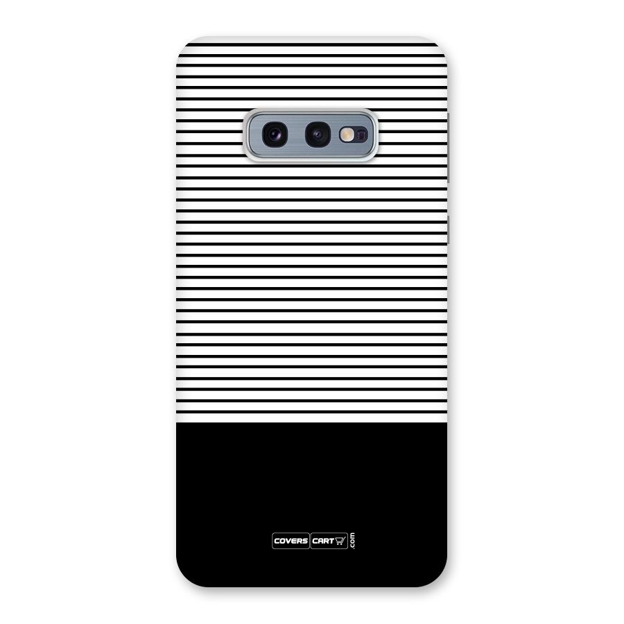 Classy Black Stripes Back Case for Galaxy S10e