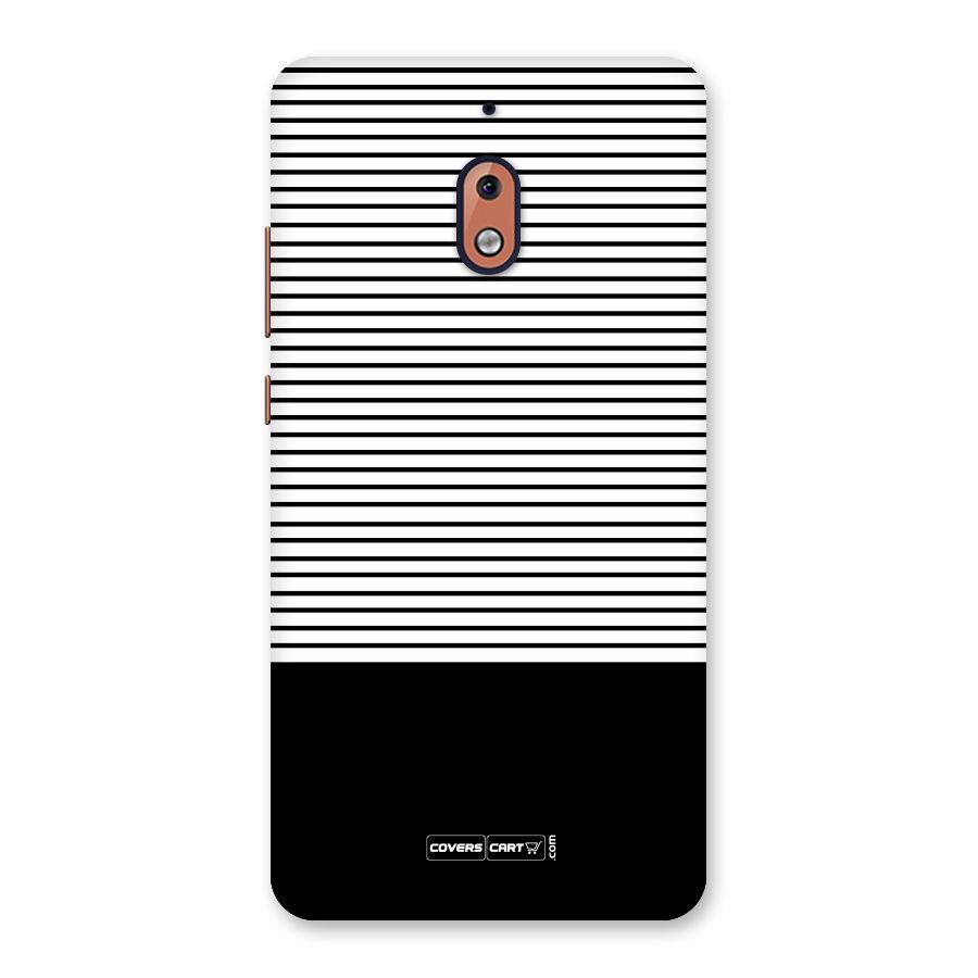 Classy Black Stripes Back Case for Nokia 2.1