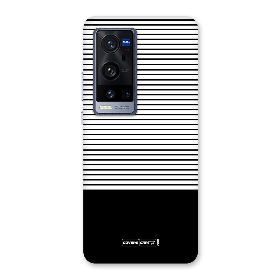 Classy Black Stripes Back Case for Vivo X60 Pro Plus