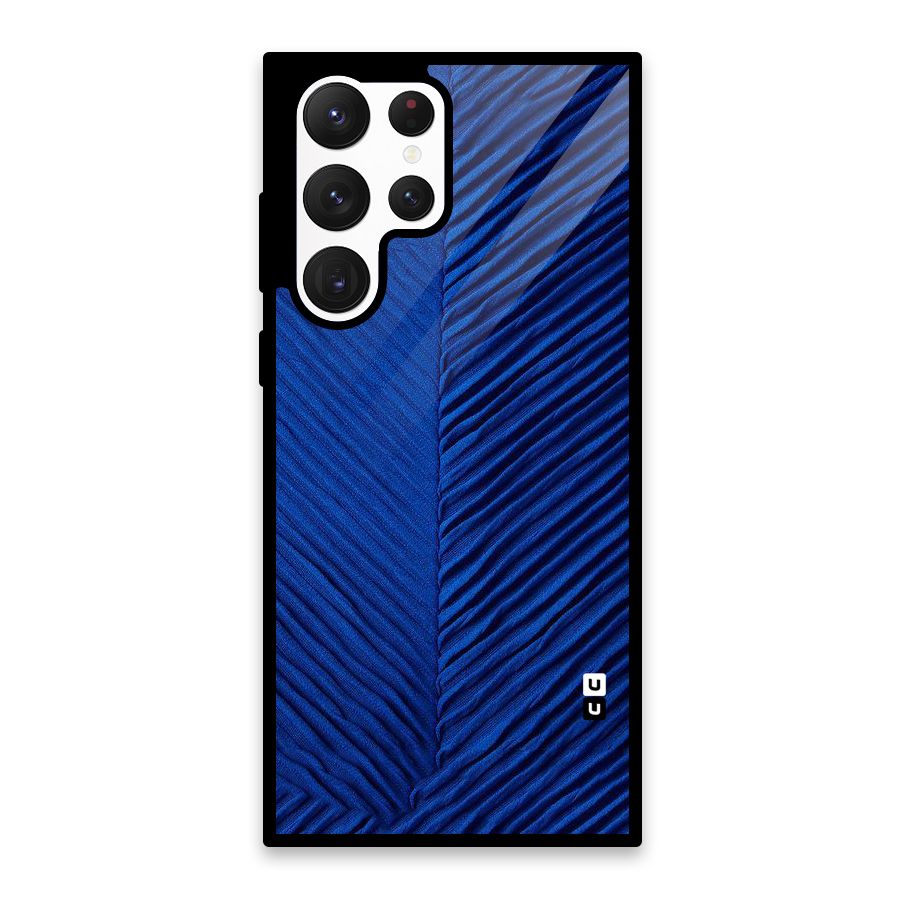 Classy Blues Glass Back Case for Galaxy S22 Ultra 5G