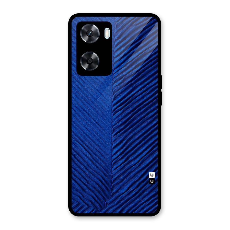 Classy Blues Glass Back Case for Oppo A77