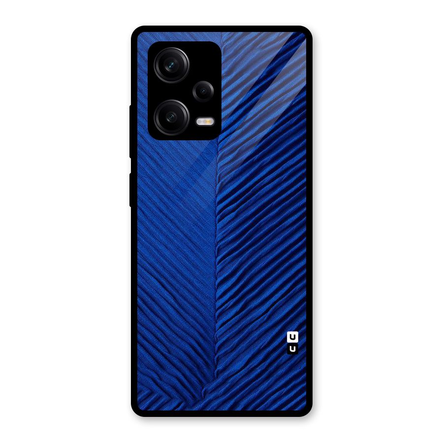 Classy Blues Glass Back Case for Redmi Note 12 Pro